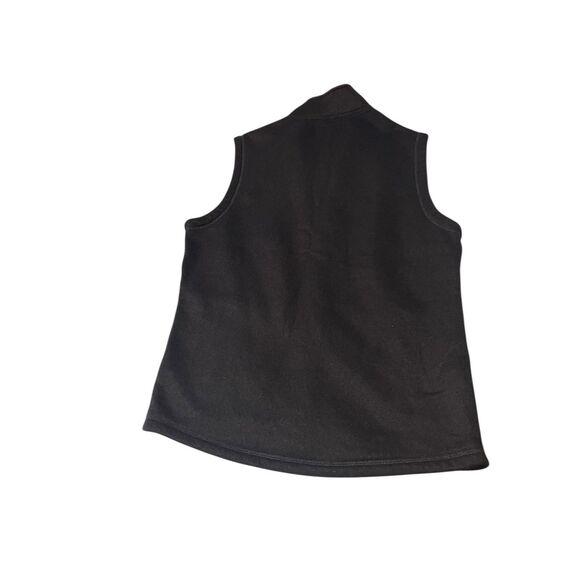 Smartwool Vest Hudson Trail Fleece Wool Blend Zip Outdoors Black Men L - Picture 3 of 7